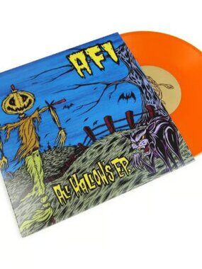 AFI All Hallow's EP 10" Vinyl ~ Ltd Ed Colored Vinyl (Orange) ~ New/Sealed!